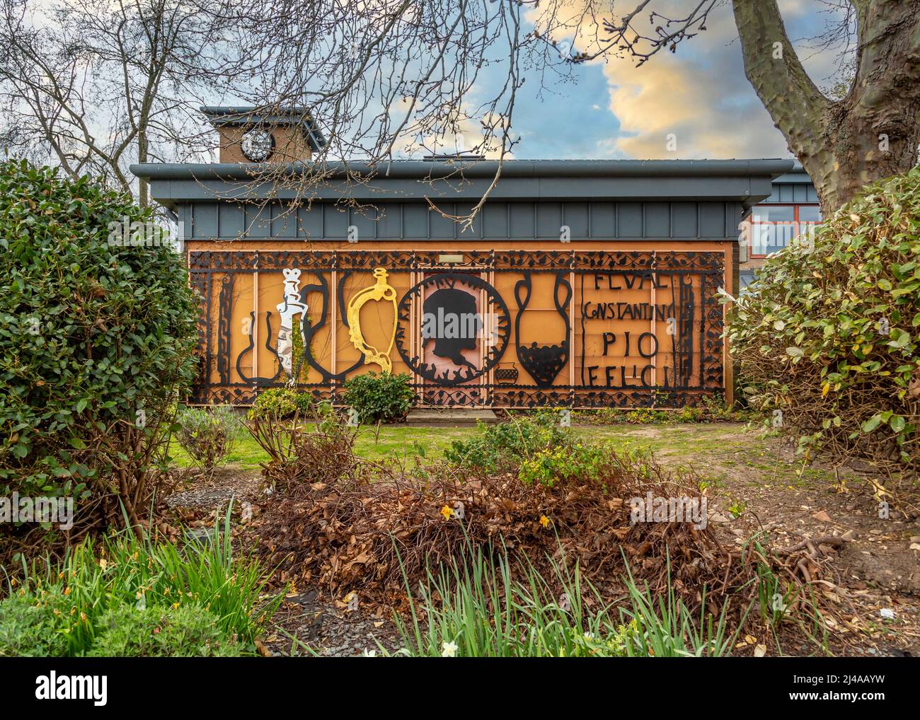 Alcester Library & Museum in Alcester, Warwickshire, England. Stockfoto