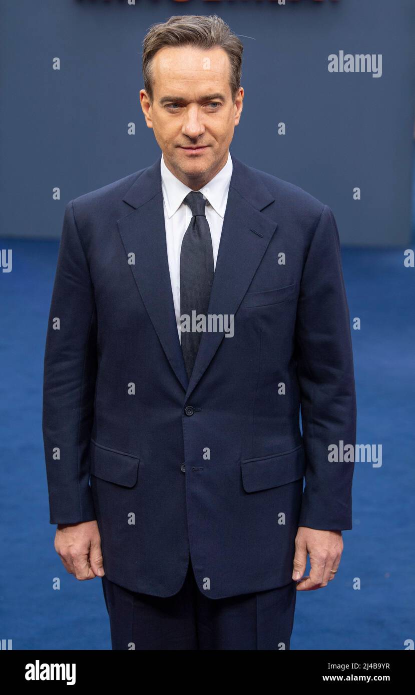 Matthew Macfadyn nimmt an der britischen Premiere der „Operation Mincemeat“ auf dem Curzon Mayfair am 12. April 2022 in London, England, Teil. Stockfoto