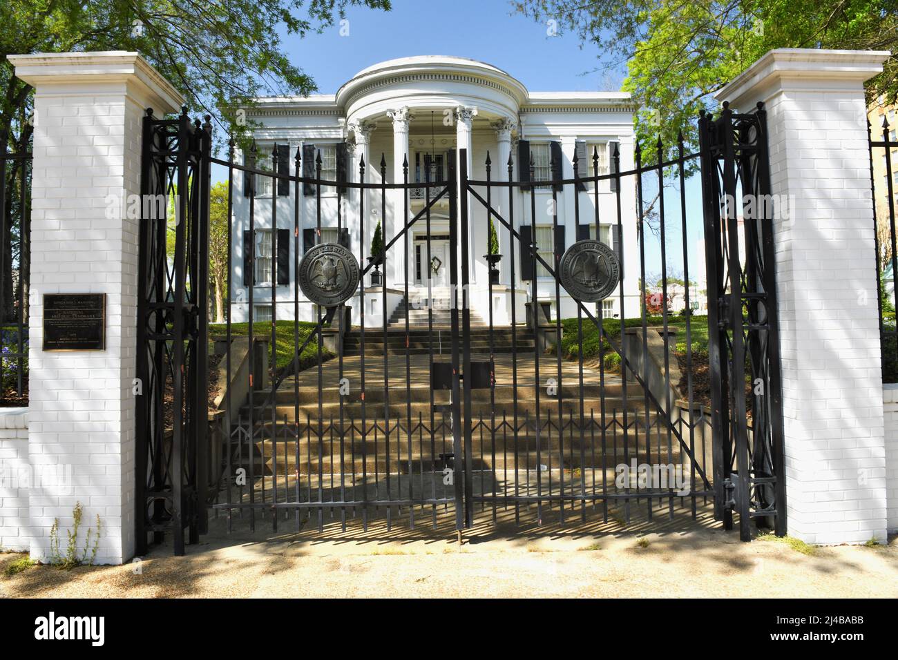Das Anwesen des Gouverneurs von Mississippi in Jackson, Mississippi. Stockfoto