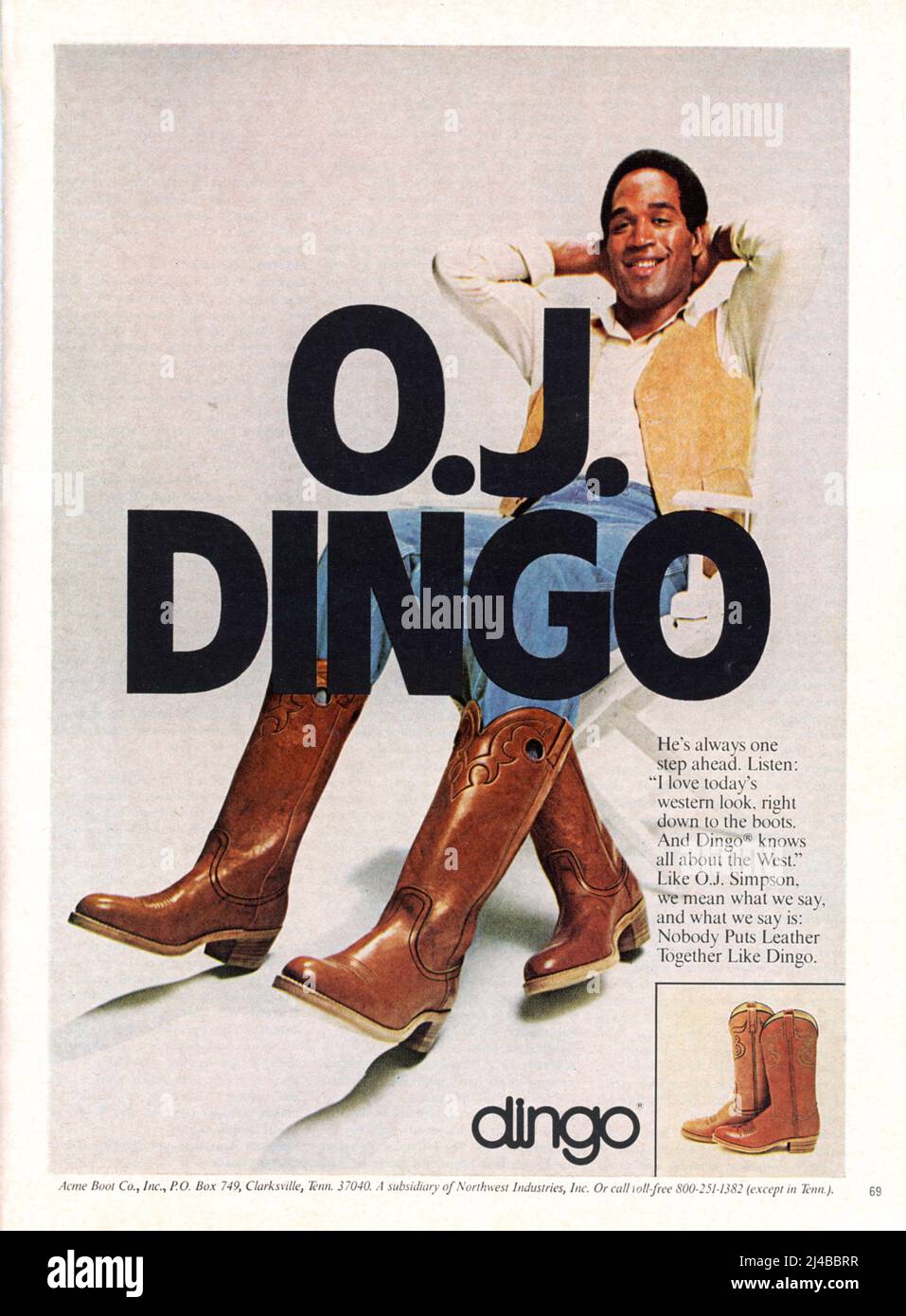 Werbespot des „Playboy“-Magazins vom Februar 1980, USA Stockfoto