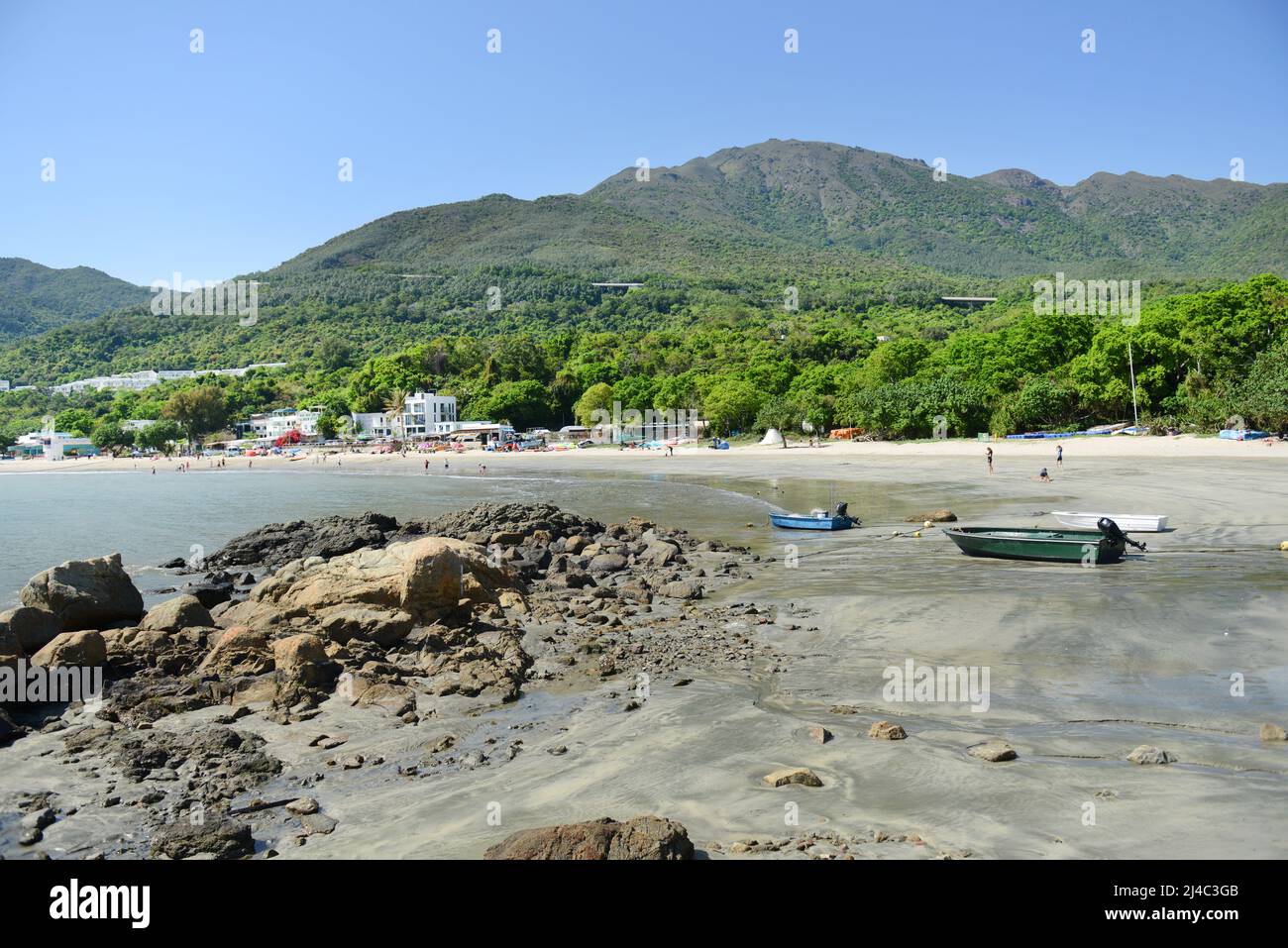 Upper Cheung Sha Beach, Lantau Island, Hongkong. Stockfoto