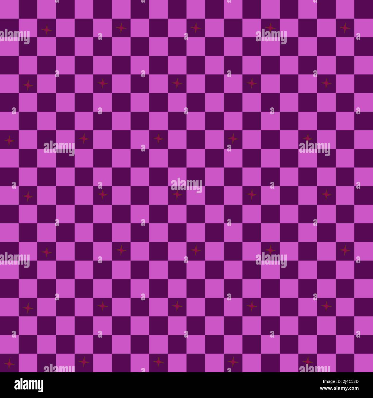 Plaid Stoff Textil Sterne Element Dekoration Papier Verpackung abstrakt Hintergrund Tapete Vorlage Vektor Illustration Stock Vektor