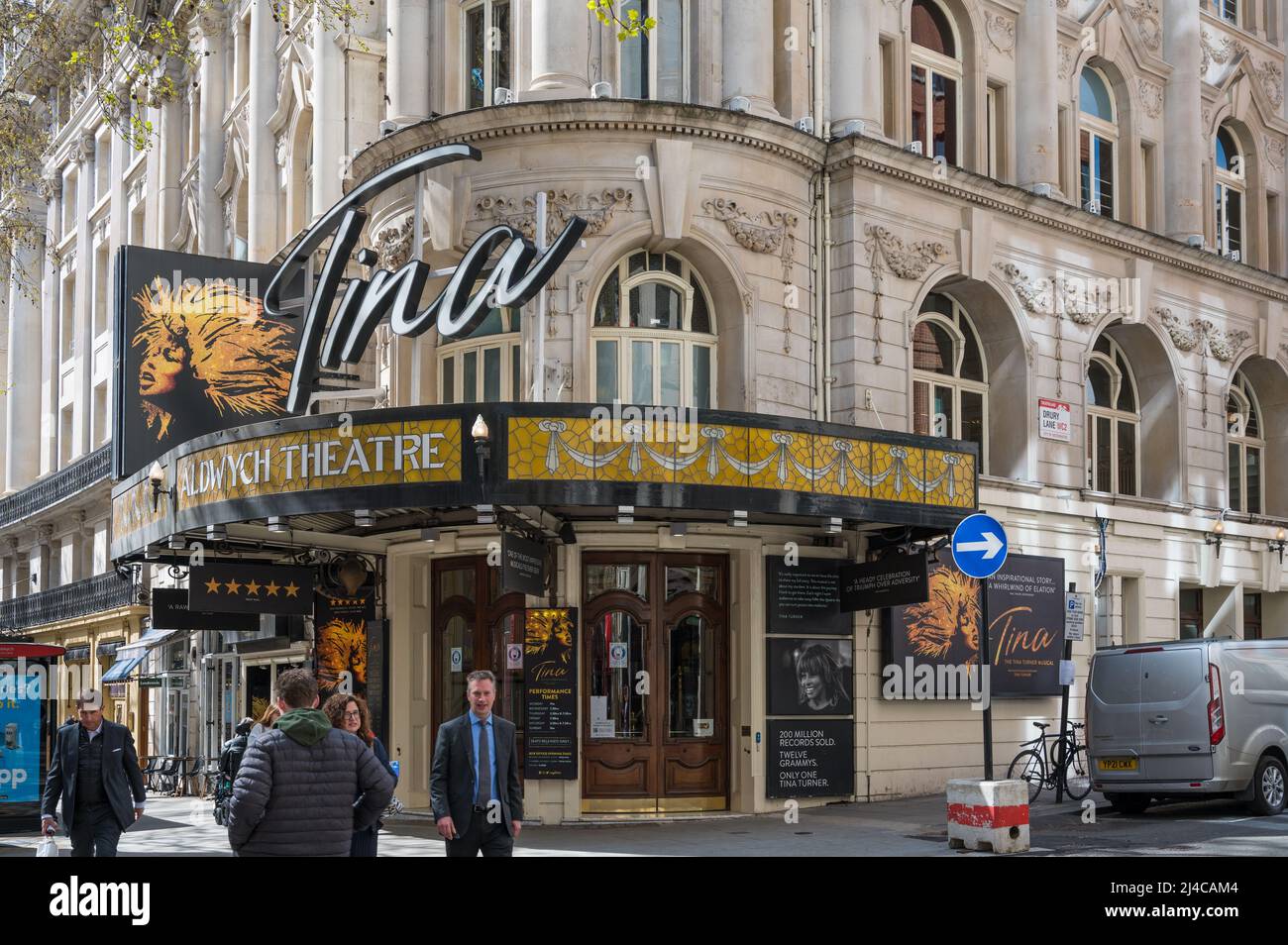 Außenansicht des Aldwych Theatre. London, England, Großbritannien Stockfoto