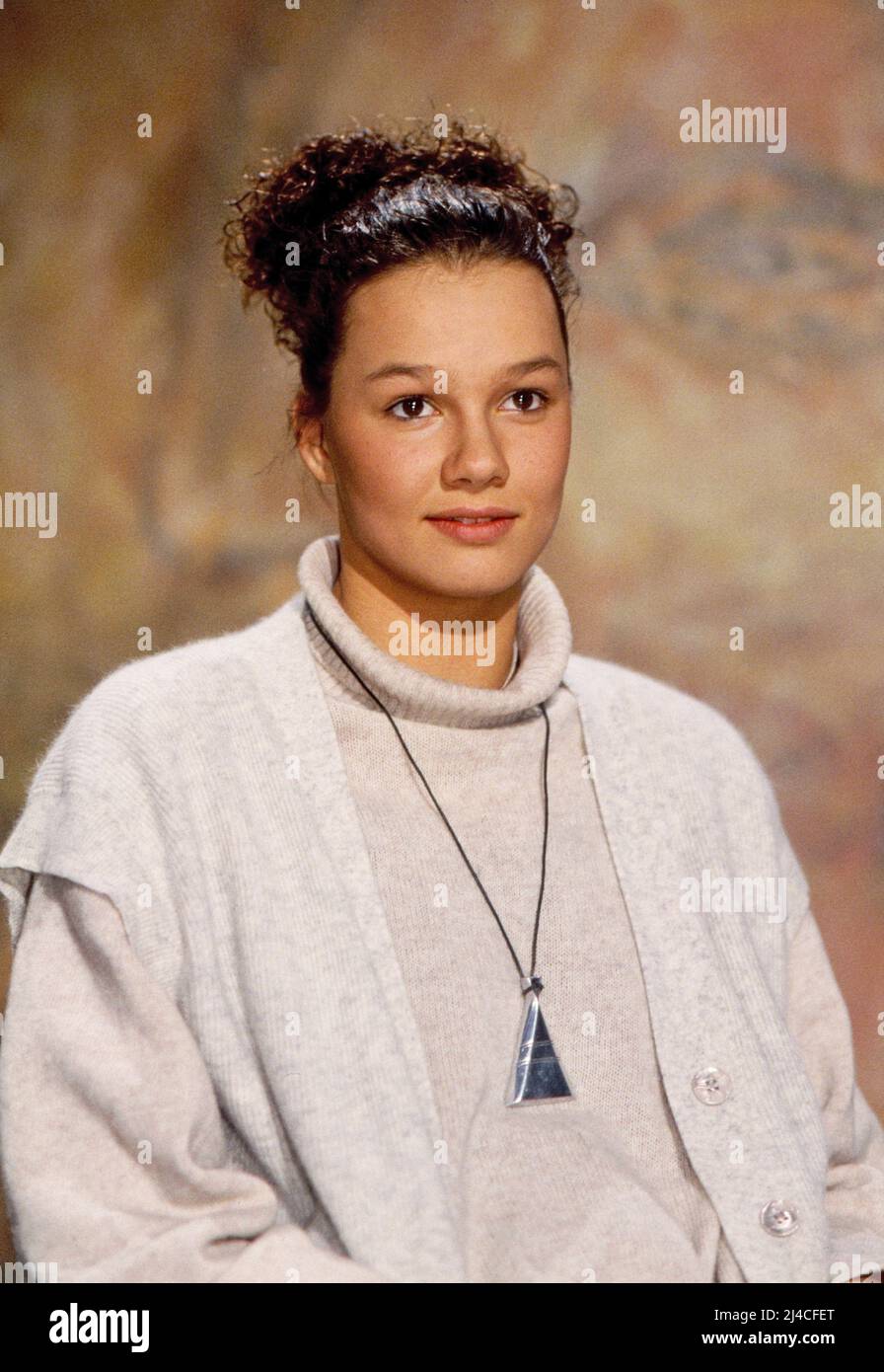 Franziska van Almsick, deutsche Schwimm-Europa- und Weltmeisterin, Deutschland 1993. Stockfoto