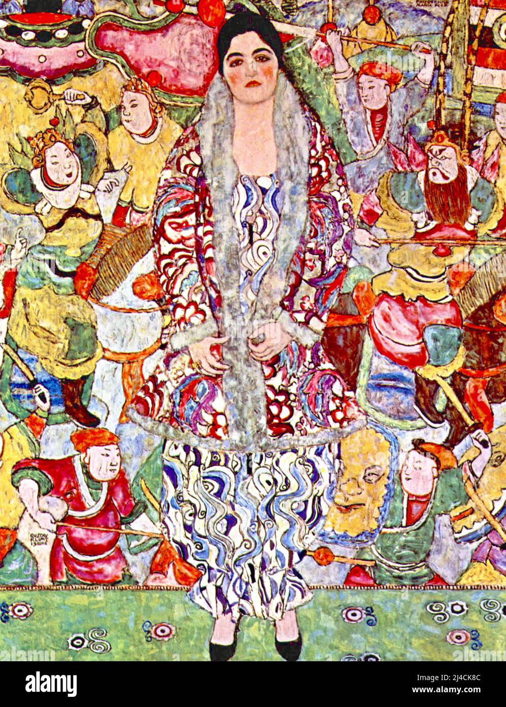 Gustav Klimt - Porträt von Friederike Maria Beer - 1916 Stockfoto
