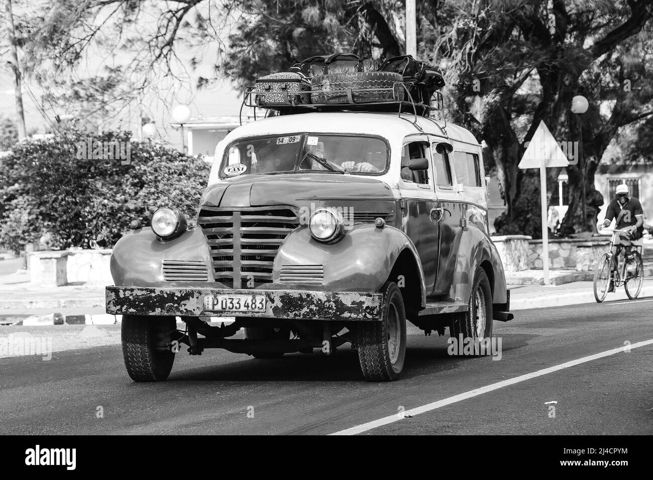 Alte amerikanische Oldtimer in Kuba Stockfoto