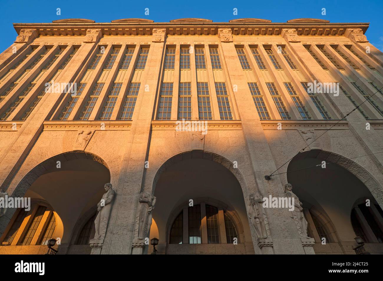 Görlitz Kaufhäuser' bis 2009, 1913 im Jugendstil erbaut, heute restauriert und wieder Kaufhäuser', Görlitz, Oberlausitz Stockfoto
