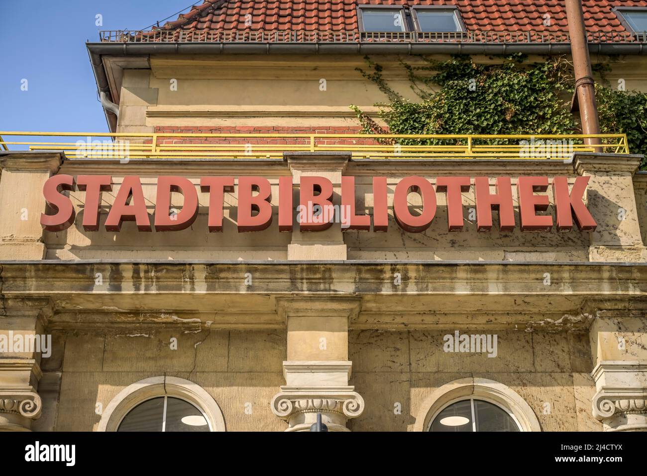 Stadtbibliothek, Carl-Schurz-straße, Altstadt, Spandau, Berlin, Deutschland Stockfoto