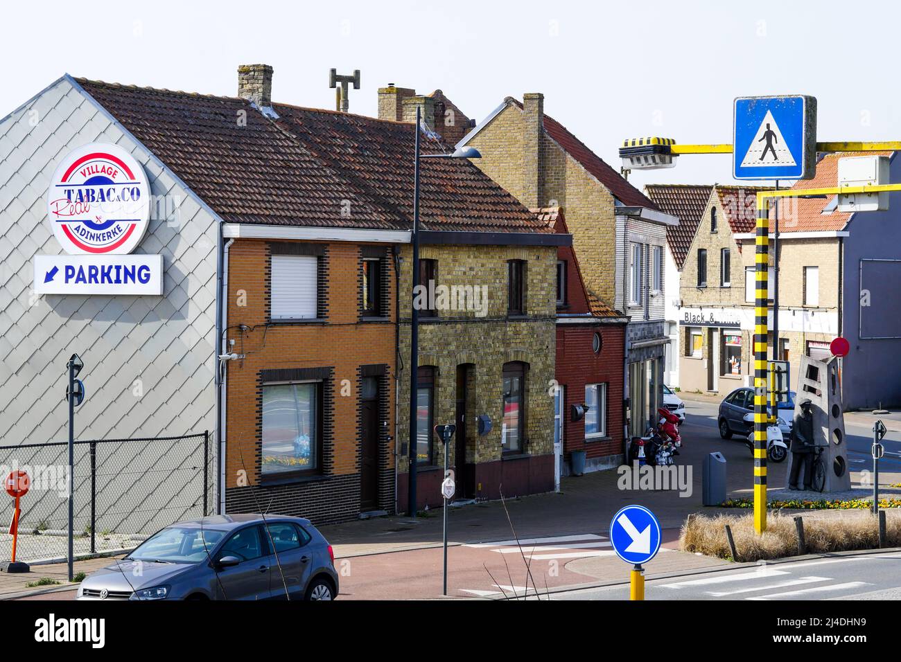 Duty-Free-Tabakladen, Adinkerke, Belgien Stockfoto