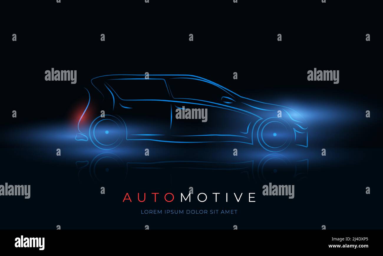 https://c8.alamy.com/compde/2j4dxp5/moderne-silhouette-des-autos-minimalistischer-neon-line-hatchback-sportwagen-umriss-auf-dunklem-studio-hintergrund-leuchtende-abstrakte-handgezeichnete-auto-silhouette-2j4dxp5.jpg