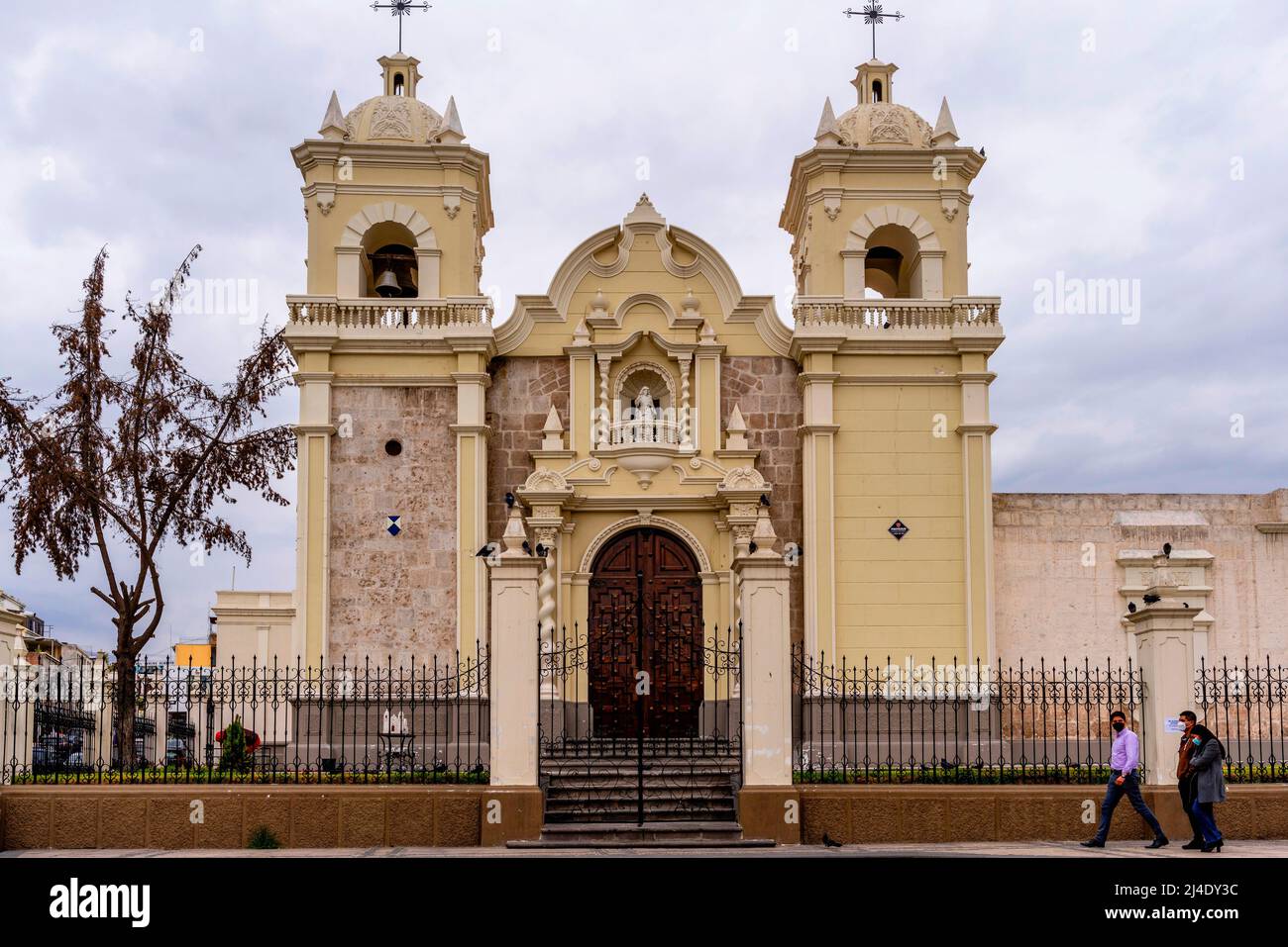 Iglesia Santa Marta (Kirche Santa Marta), Arequipa, Region Arequipa, Peru. Stockfoto