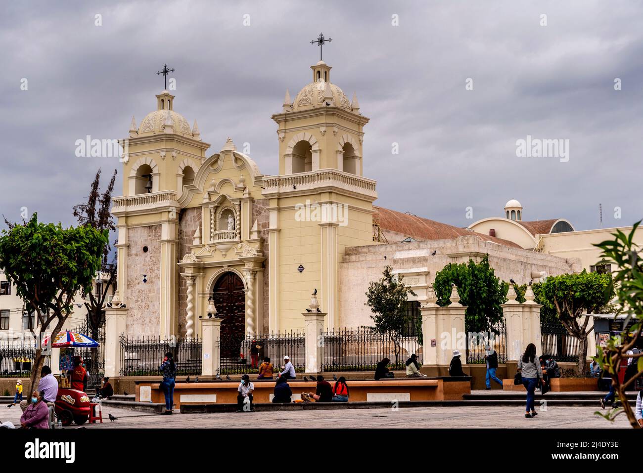 Iglesia Santa Marta (Kirche Santa Marta), Arequipa, Region Arequipa, Peru. Stockfoto