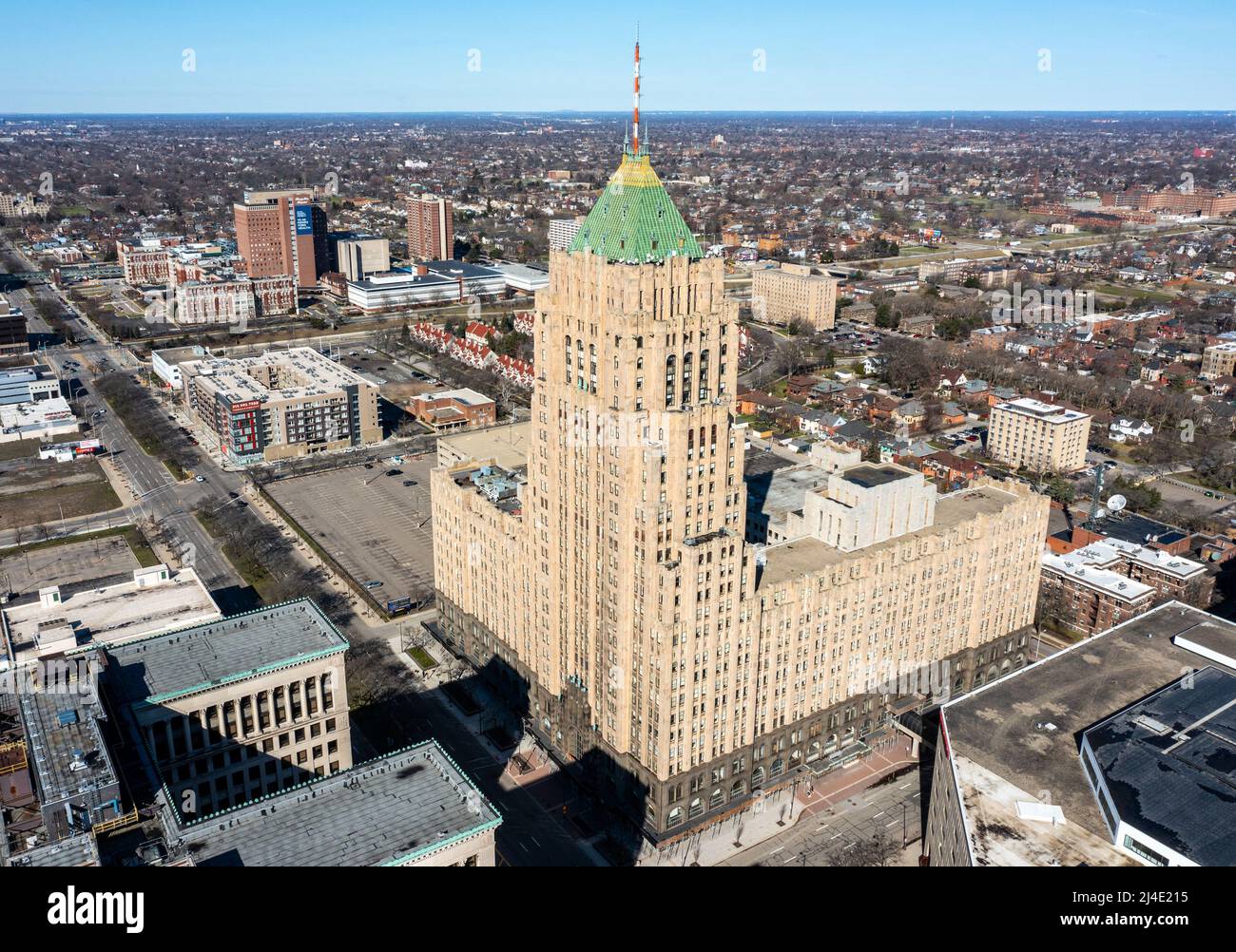 Fisher Building, Detroit, MI, USA Stockfoto