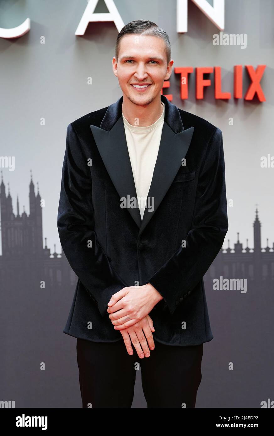 Chris Kowalski bei der Weltpremiere von Anatomy of a Scandal auf dem Curzon Mayfair in London. Bilddatum: Donnerstag, 14. April 2022. Stockfoto