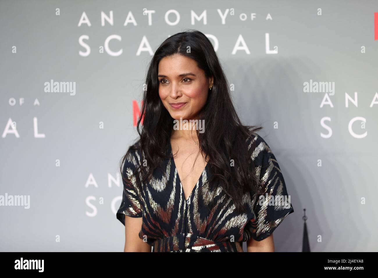 London, Großbritannien. 14. April 2022. London, Großbritannien. 14. April 2022. Shelley Conn nimmt an der Weltpremiere von „Anatomy of a Scandal“ auf dem Curzon Mayfair in London Teil.Quelle: John Davies/Alamy Live News Stockfoto