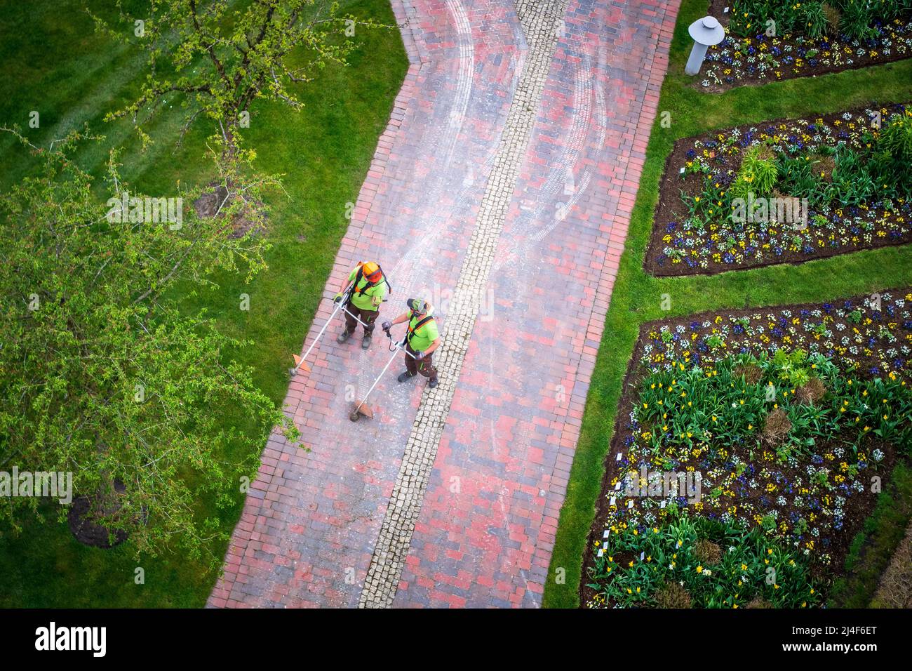 Bad Zwischenahn, Deutschland. 14. April 2022. Der Park der Gärten wird