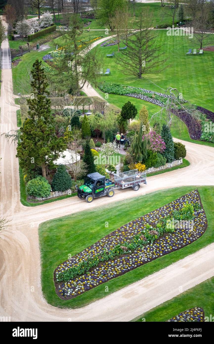 Bad Zwischenahn, Deutschland. 14. April 2022. Der Park der Gärten wird