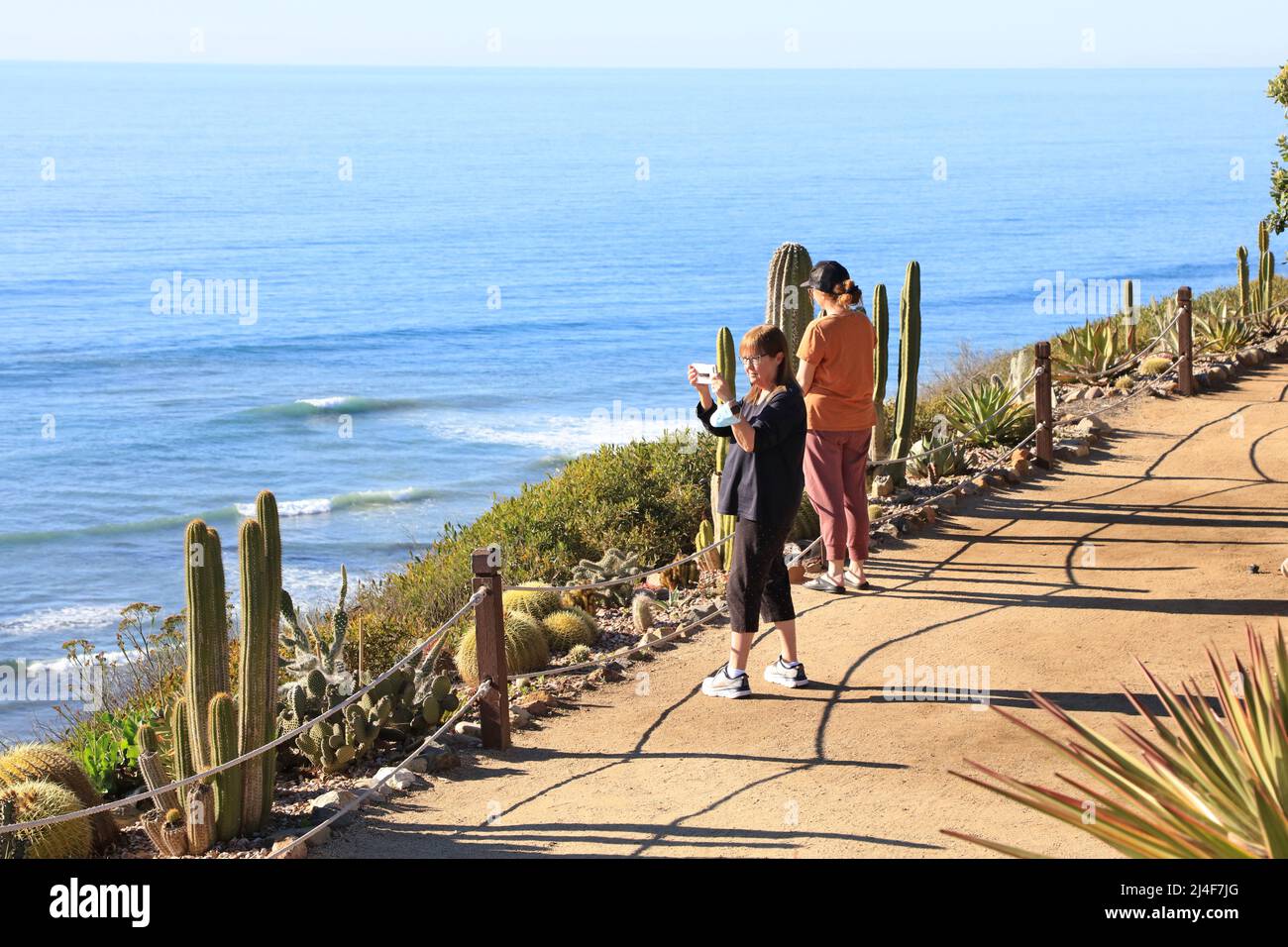Blick auf das Meer, Kalifornien Stockfoto