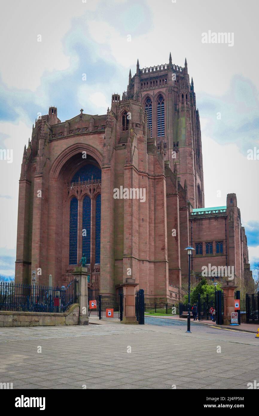 Liverpool anglikanische Kathedrale Stockfoto