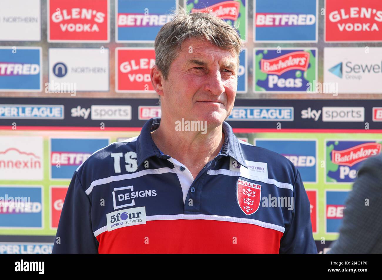 Tony Smith Cheftrainer von Hull KR Stockfoto