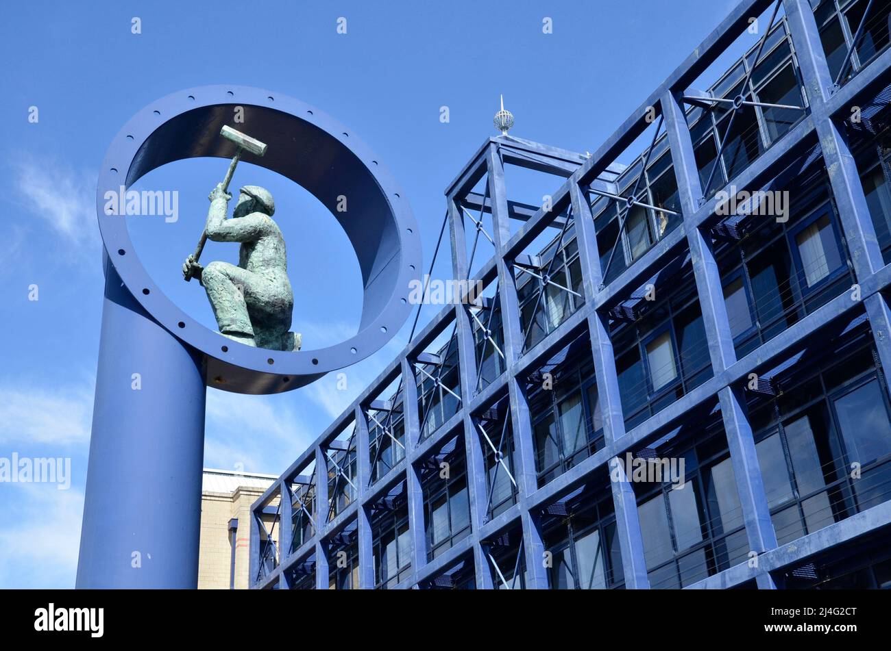 Die Keel Wohnsiedlung am Queens Dock in den docklands von Liverpool Stockfoto