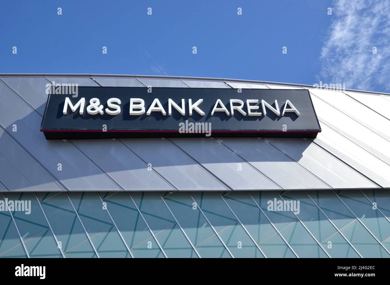 Die M&S Bank Arena am Kings Dock in Liverpool Stockfoto