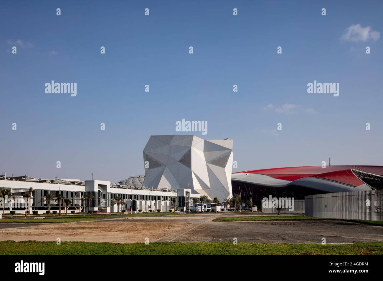 ABU DHABI, VEREINIGTE ARABISCHE EMIRATE - 29. Oktober 2021: CLYMB Abu Dhabi und Ferrari World auf der Insel Yas. ( Ryan Carter ) Stockfoto