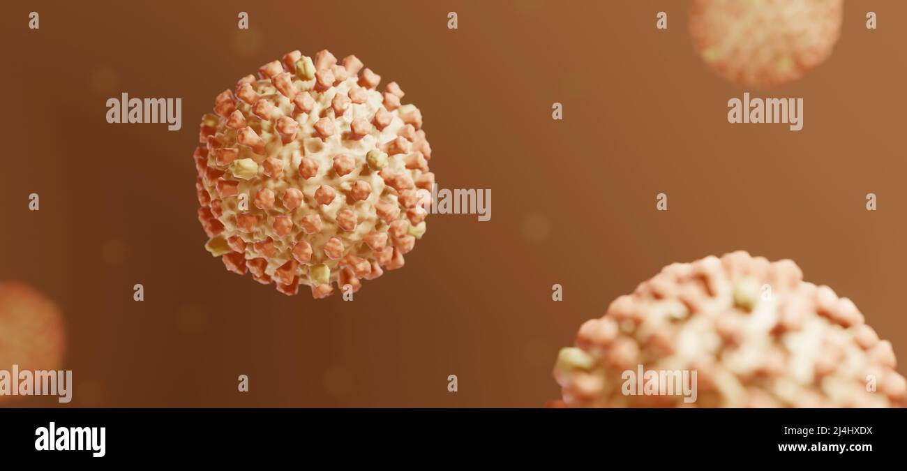 Erpstein-barr-Viren, Illustration Stockfoto