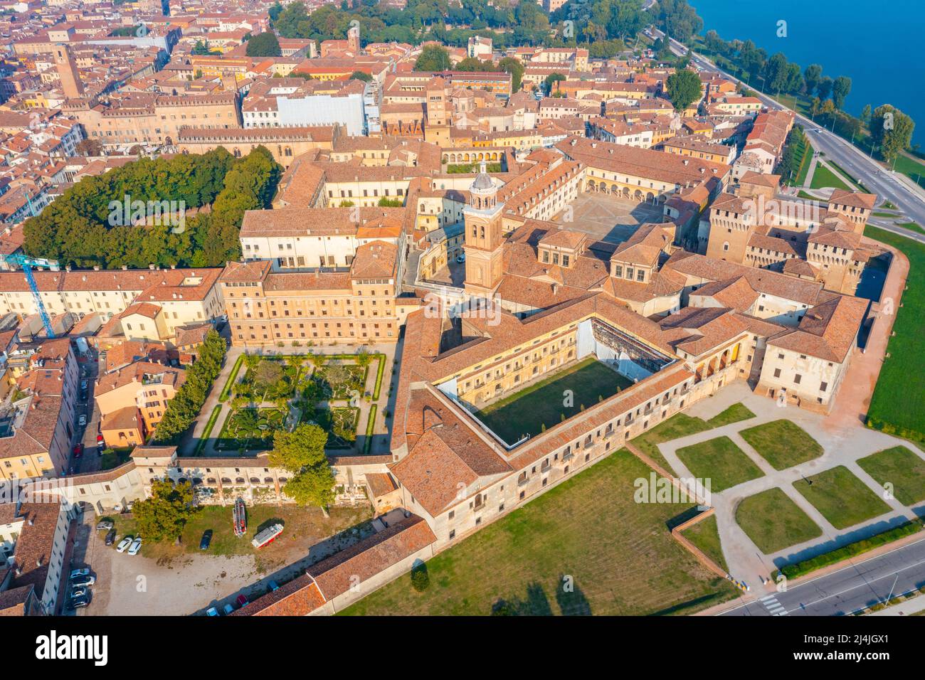 Schloss von Saint George in der italienischen Stadt Mantua. Stockfoto