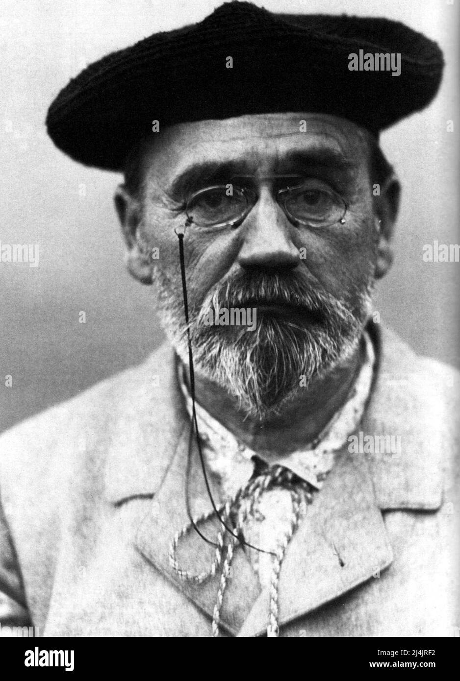 Der berühmte französische Autor Emile Zola Stockfoto
