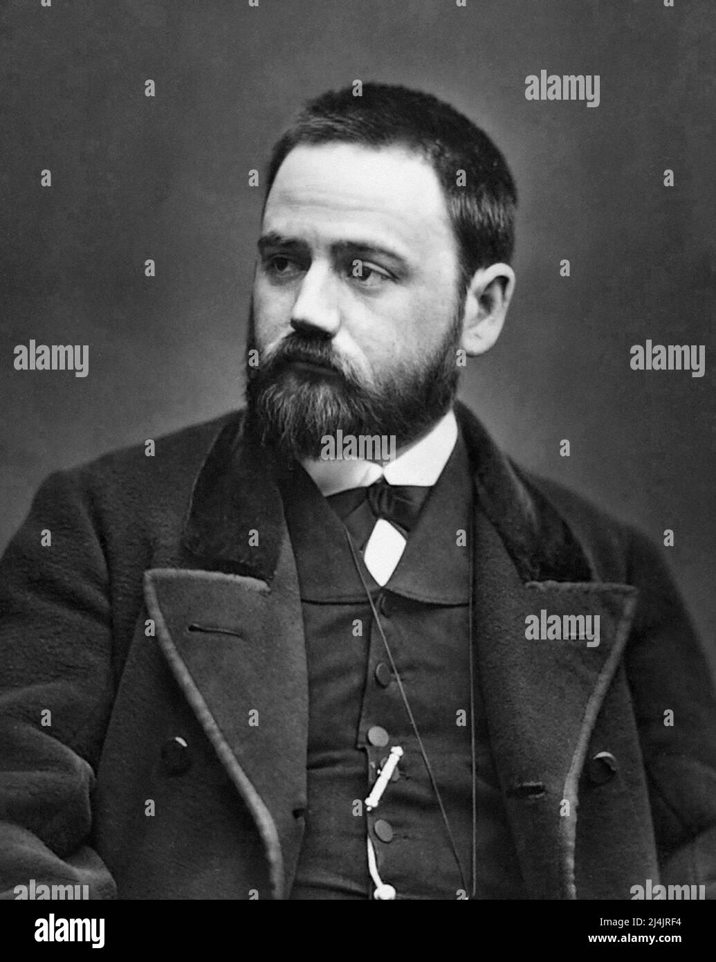 Der berühmte französische Autor Emile Zola Stockfoto