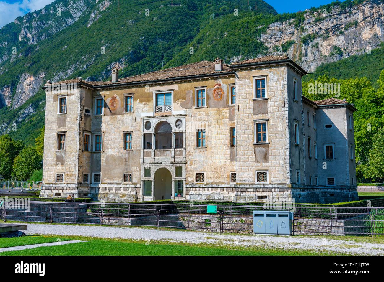 Palazzo delle Albere in der italienischen Stadt Trient. Stockfoto