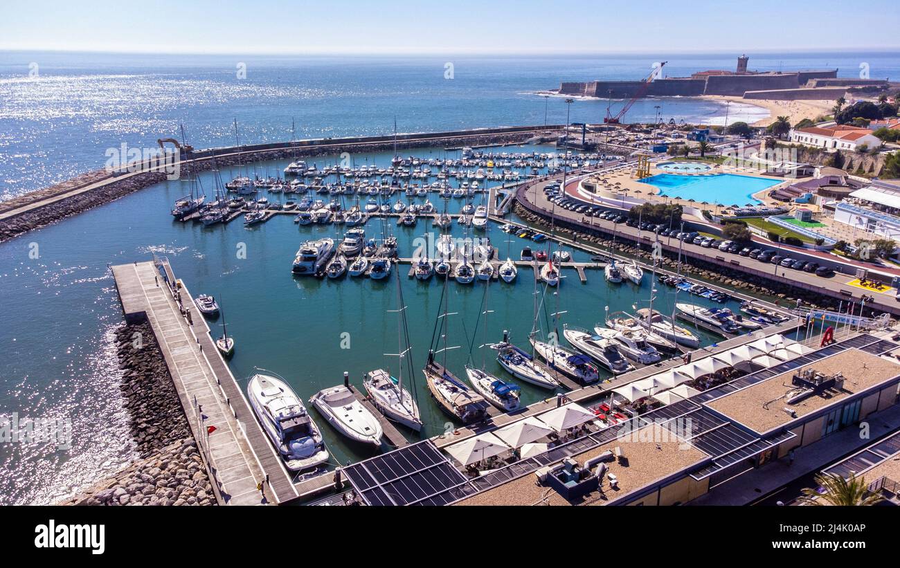 Marina de Oeiras, Oeiras, Lissabon, Portugal Stockfoto