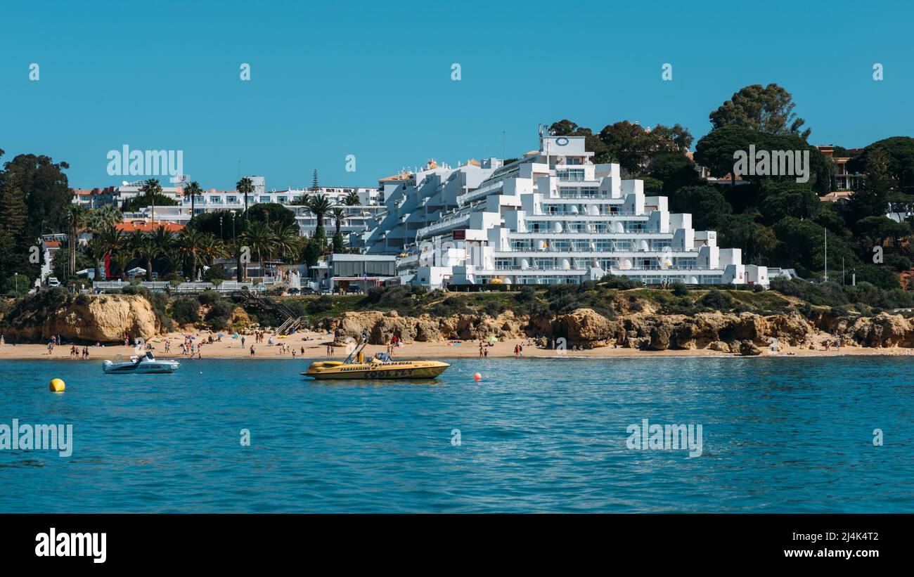 Muthu Clube Praia da Oura, Algarve, Portugal Stockfoto