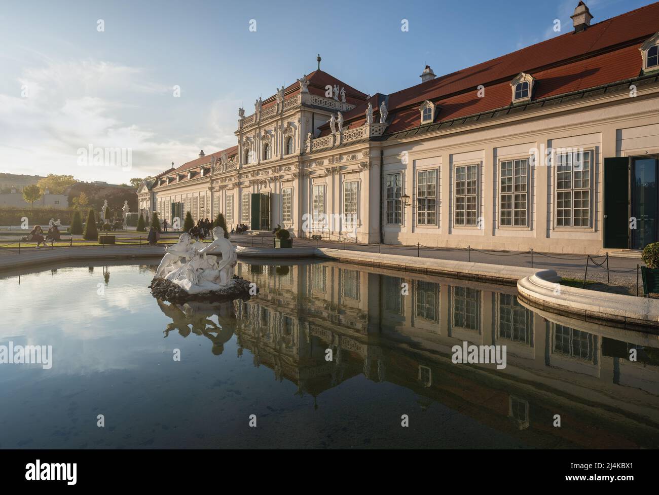 Schloss Belvedere - Wien, Österreich Stockfoto