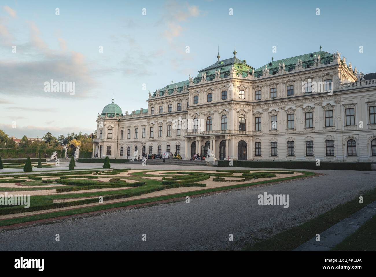 Obere Belvedere Palace - Wien, Österreich Stockfoto