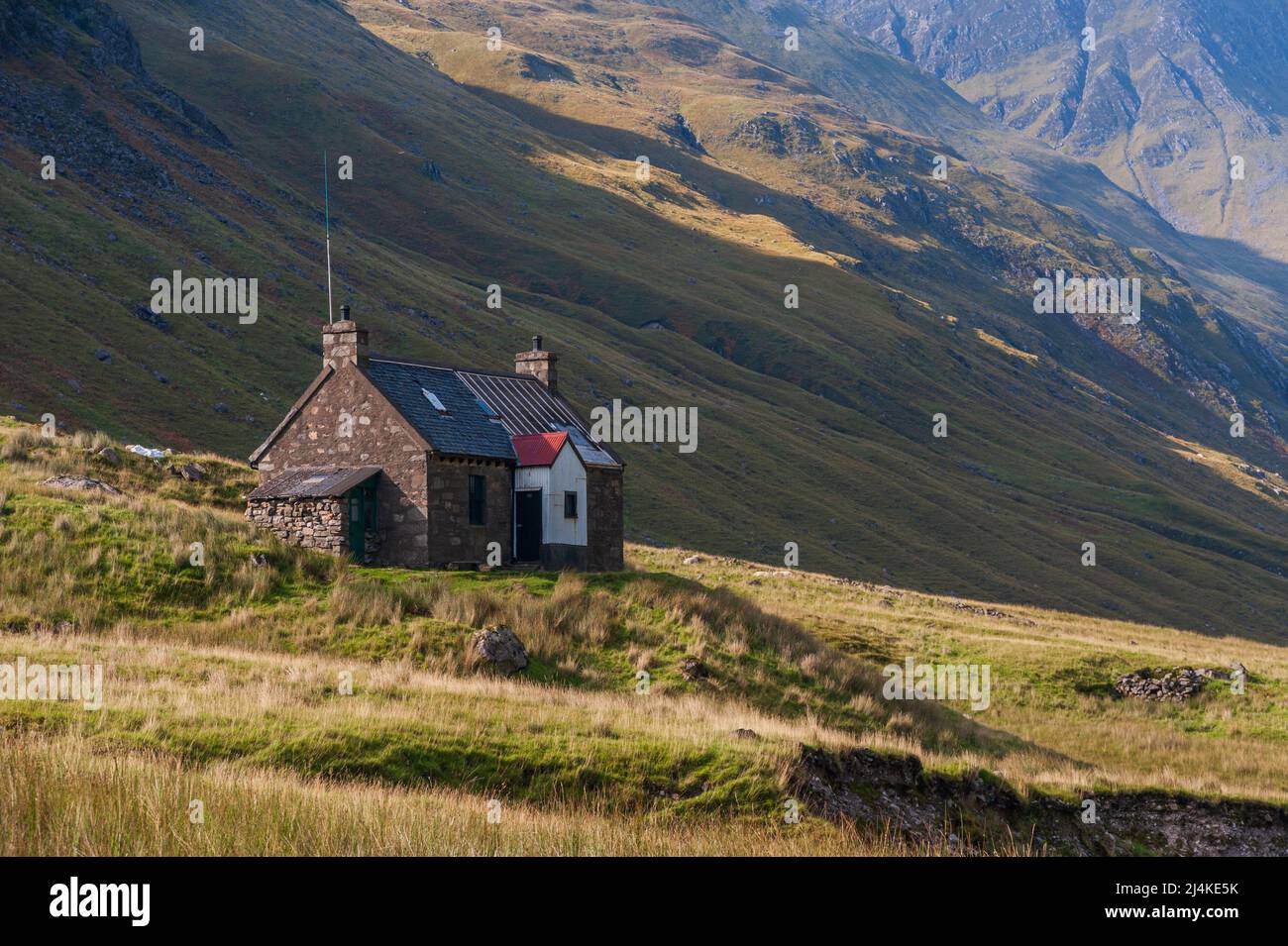 Glenlicht House im Kintail Forest Schottland Stockfoto