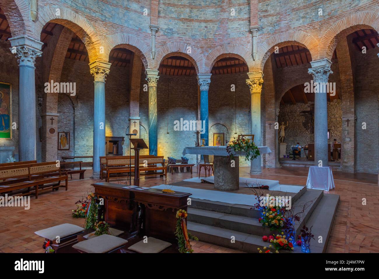 Perugia, Italien, 2. Oktober 2021: Kirche von San Michele Arcangelo in Perugia, Italien. Stockfoto