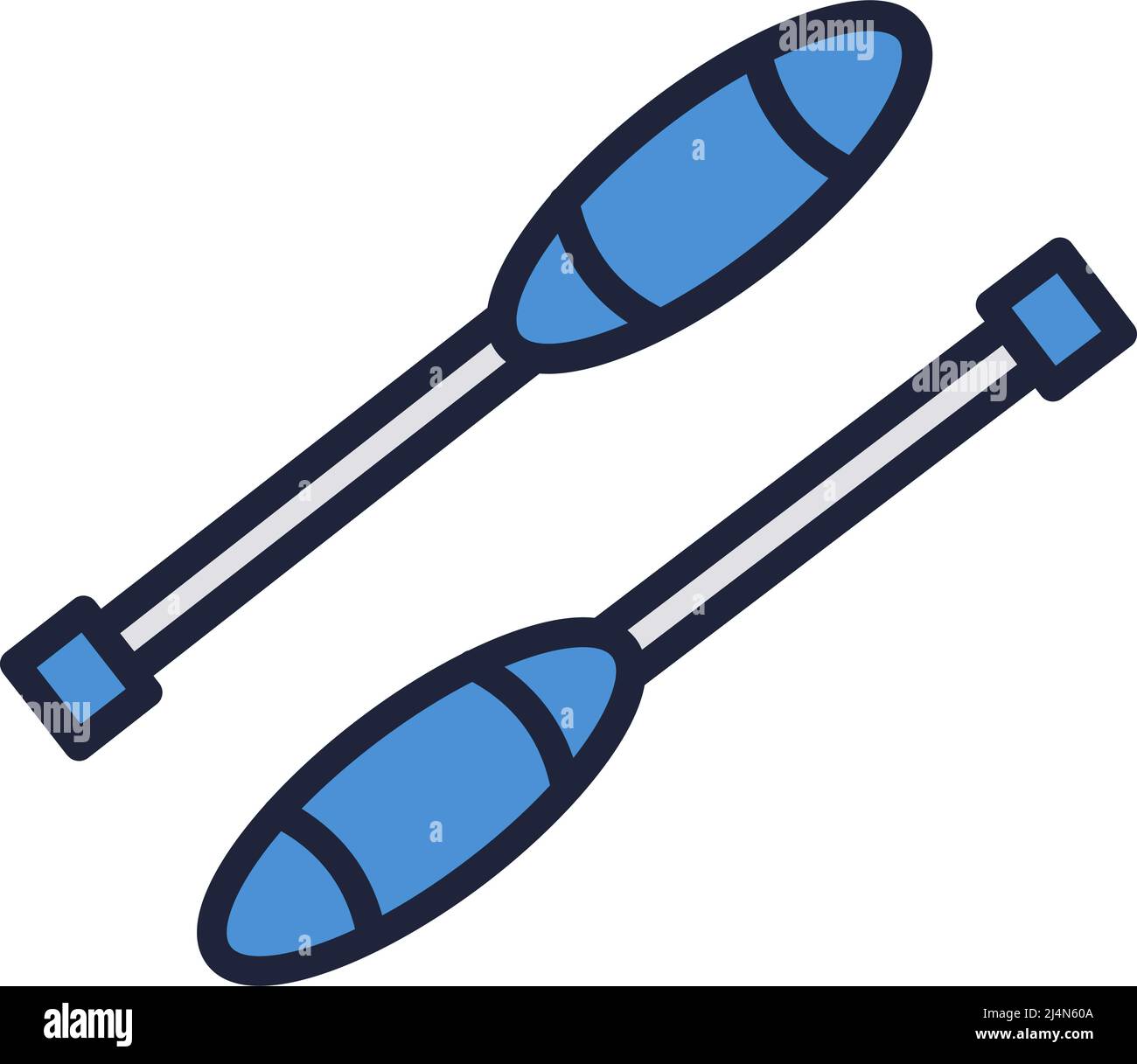 Gymnastik-Tool Vektor-Symbol rhythmische Fitness-Club Stock Vektor