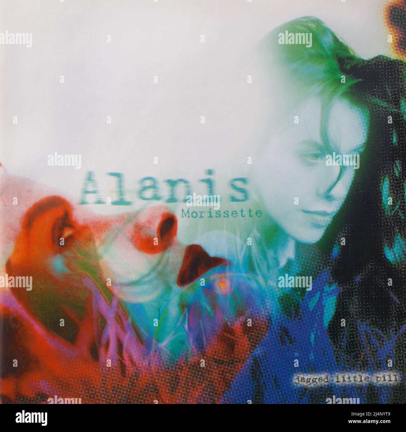 Das CD-Album-Cover von Jagged Little pill von Alanis Morisette Stockfoto