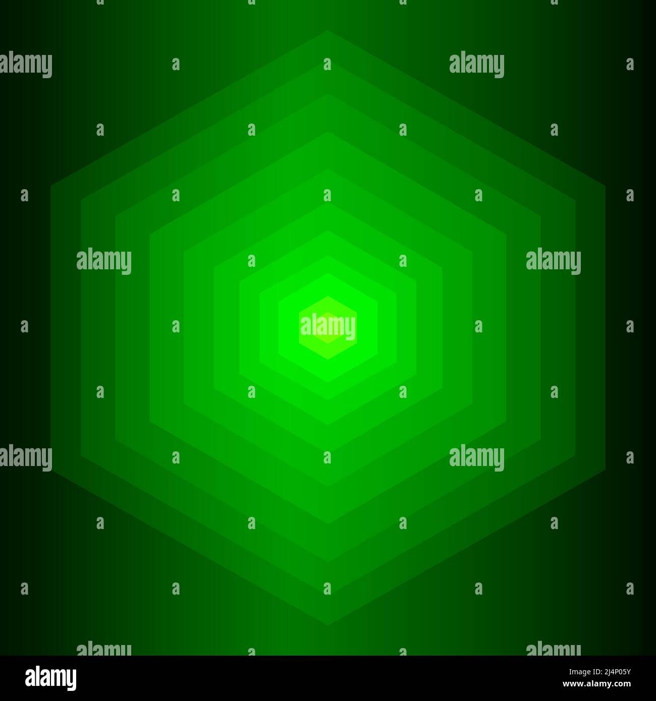 Abstrakt Hintergrund grün Form Hexagon Tapete Vorlage Vektor-Illustration Stock Vektor