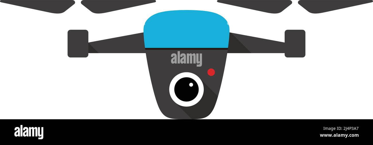 Drohne Icon Design, fliegen, Vektor-Illustration Stock Vektor