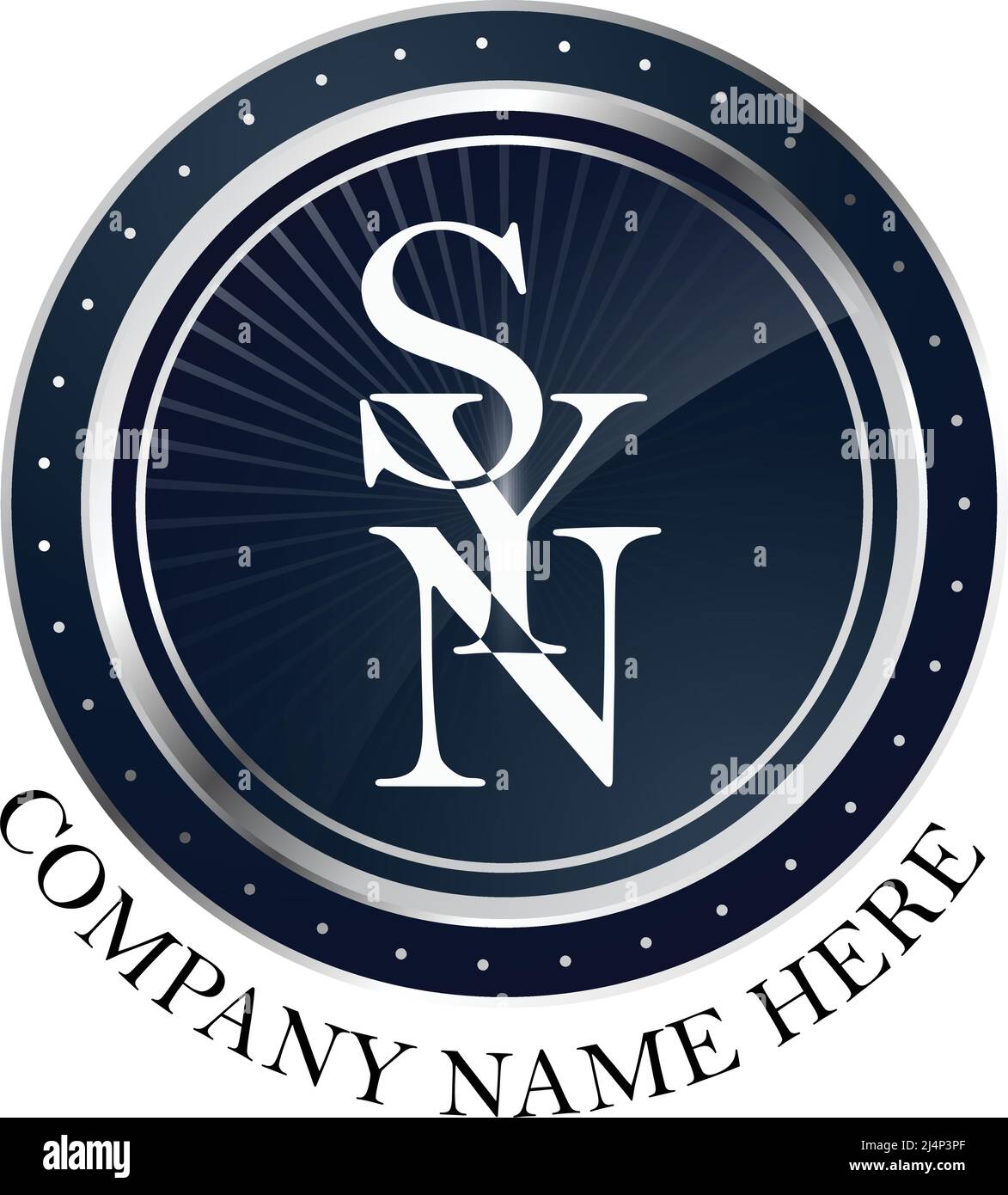 Syn logo design kaufen Alamy