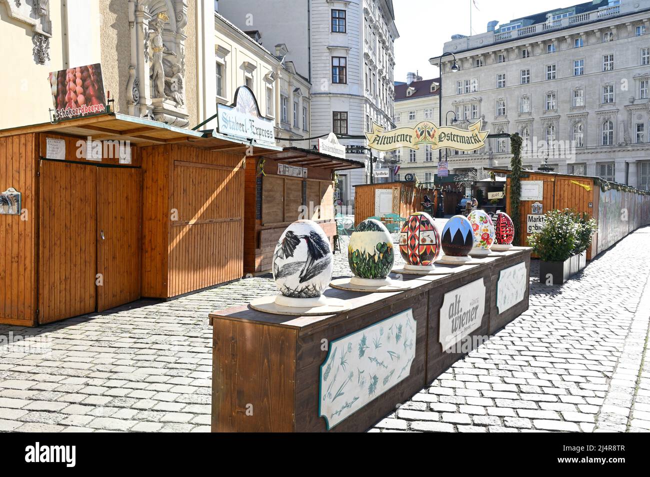 Wien, Österreich, Alt-Wiener Ostermarkt, auf der Freyung Stockfoto
