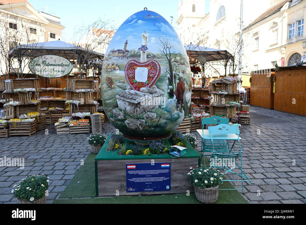 Wien, Österreich, Alt-Wiener Ostermarkt, auf der Freyung Stockfoto