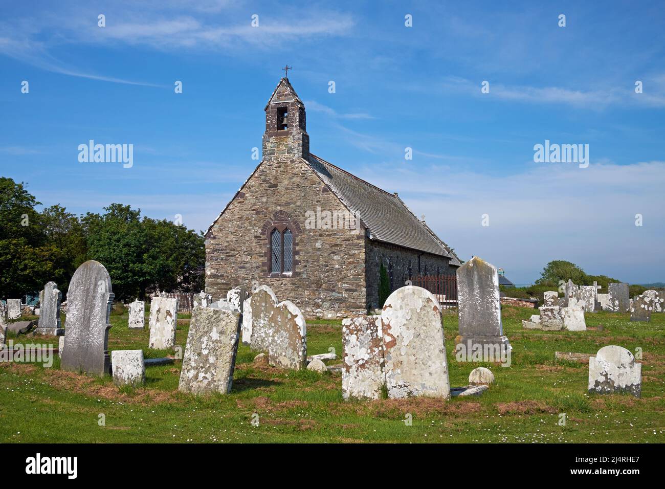 St. David's Church, Whitchurch, Pembrokeshire, Wales, Großbritannien. Stockfoto