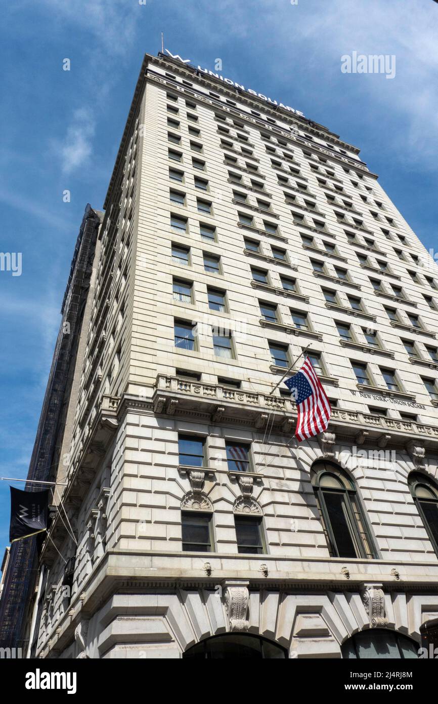 Hotel W Union Square in New York City, USA Stockfoto