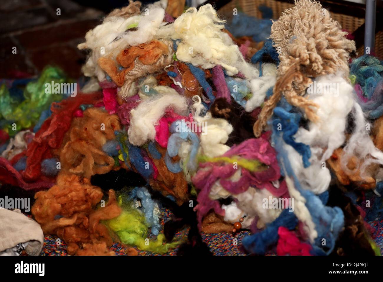 Osteraktivitäten im Anne of Cleves House Museum in Lewes, East Sussex, Großbritannien, geführt von Sussex Past. Stockfoto