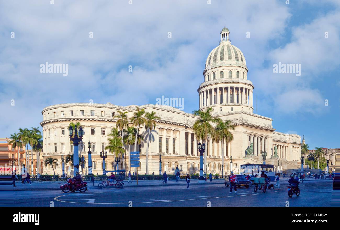 Kuba, Havanna. Kapitolgebäude. Stockfoto