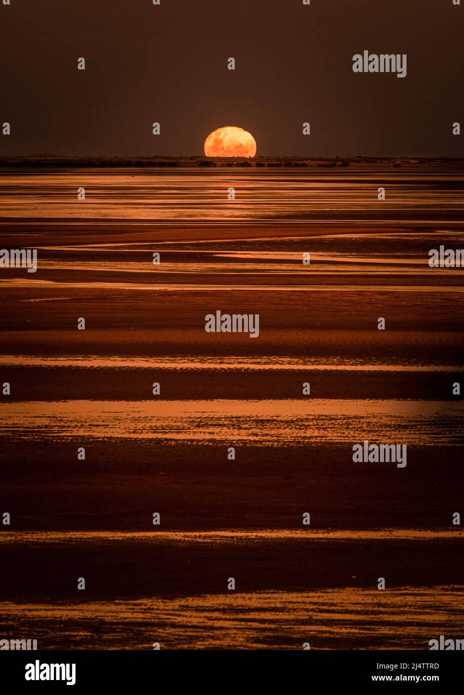 Stairway to the Moon, Port Hedland, Westaustralien Stockfoto